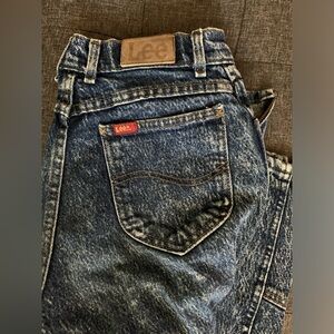 Lee Acid Wash Straight Leg Denim Pants